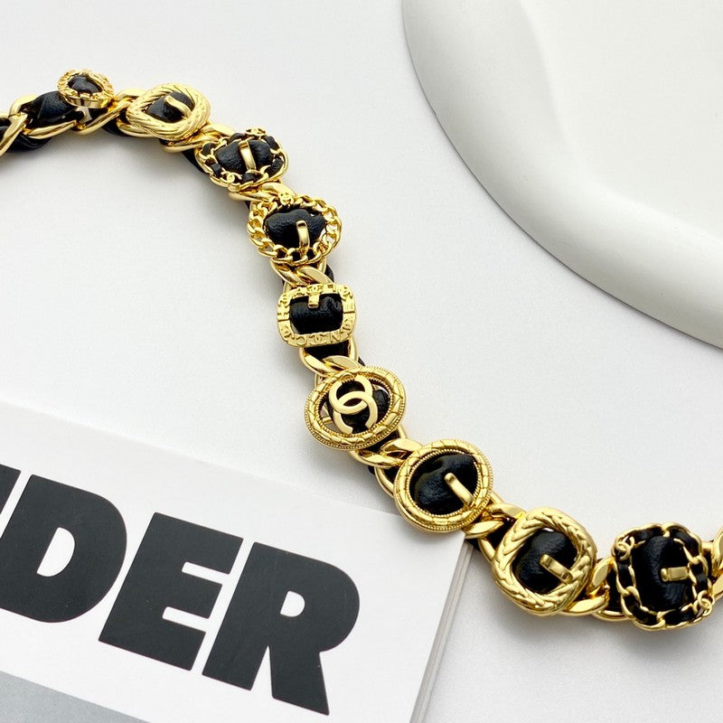 18K  Chanel 2024 Leather Necklace